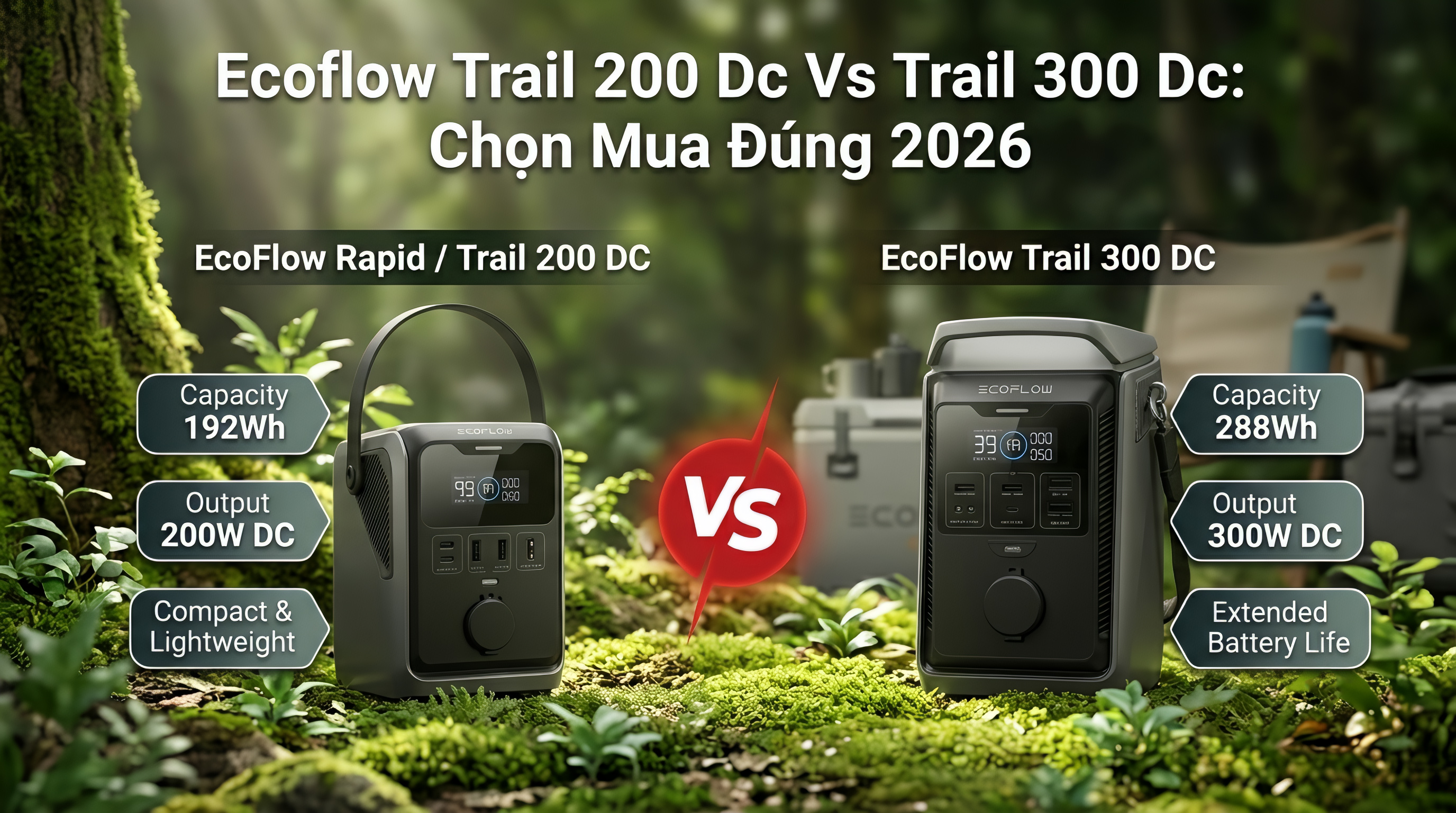 Ecoflow Trail 200 Dc Vs Trail 300 Dc: Chọn Mua Đúng 2026