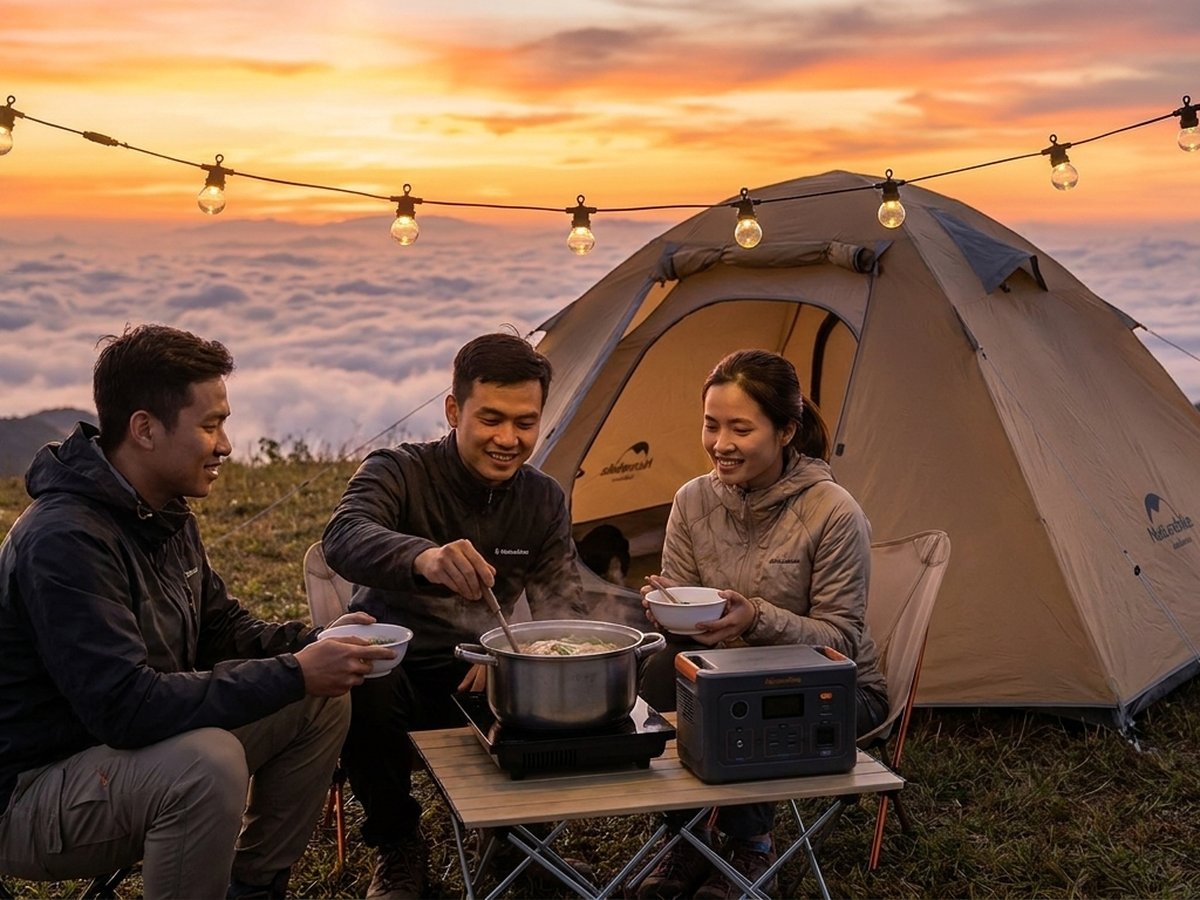 Naturehike NH19ZP016 Lều Cắm Trại 2-3 Người Hiby Chống Nước Chống Tia UV thực tế