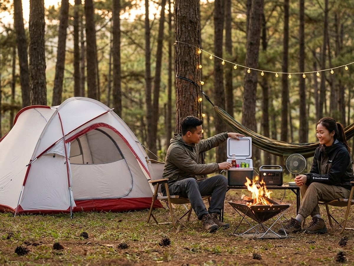 Naturehike NH20ZP004 Lều Cắm Trại Glamping 4 Người thực tế