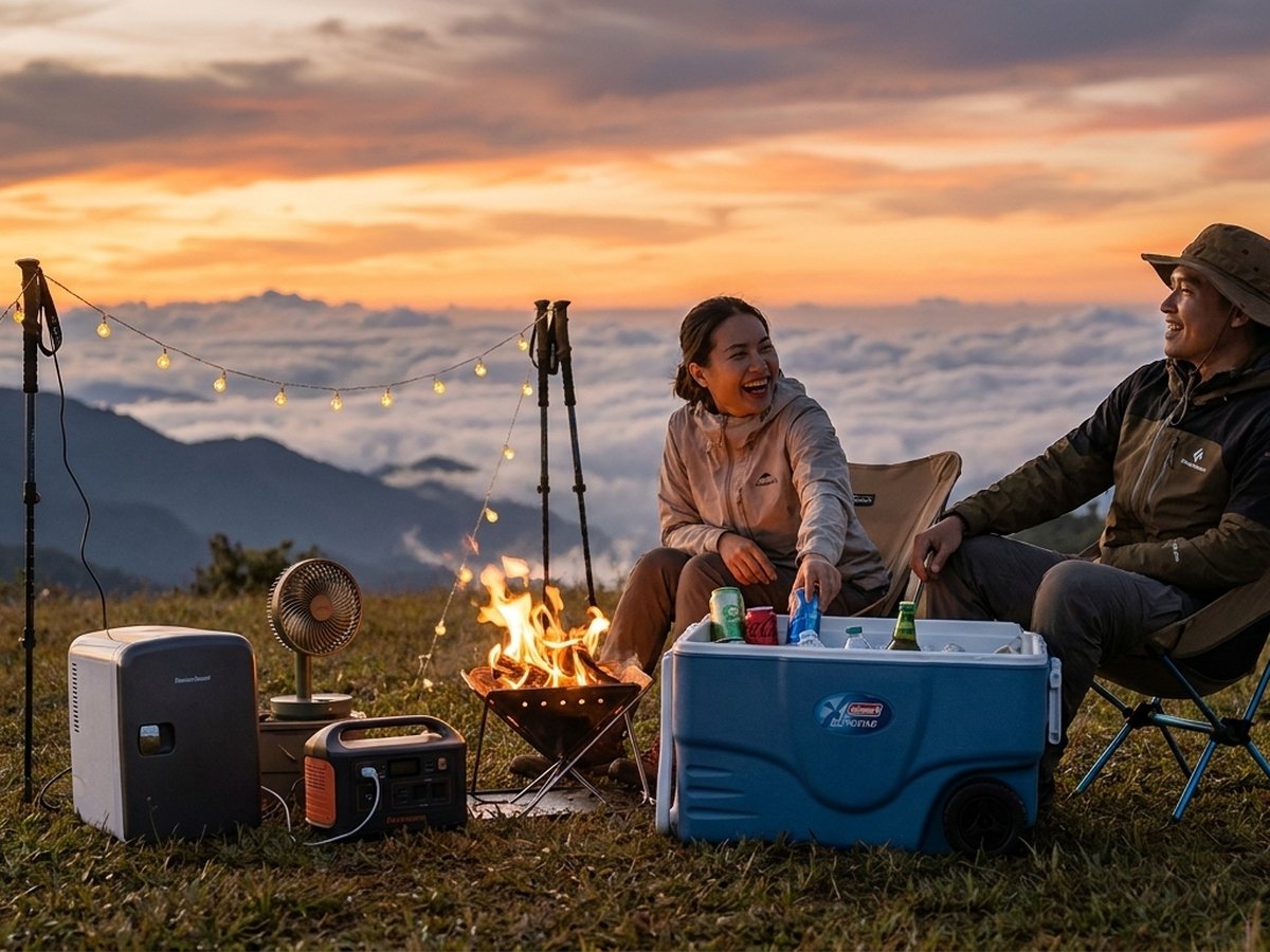 Thùng Đá Giữ Nhiệt Cắm Trại Câu Cá – Naturehike NH21SNX05 thực tế