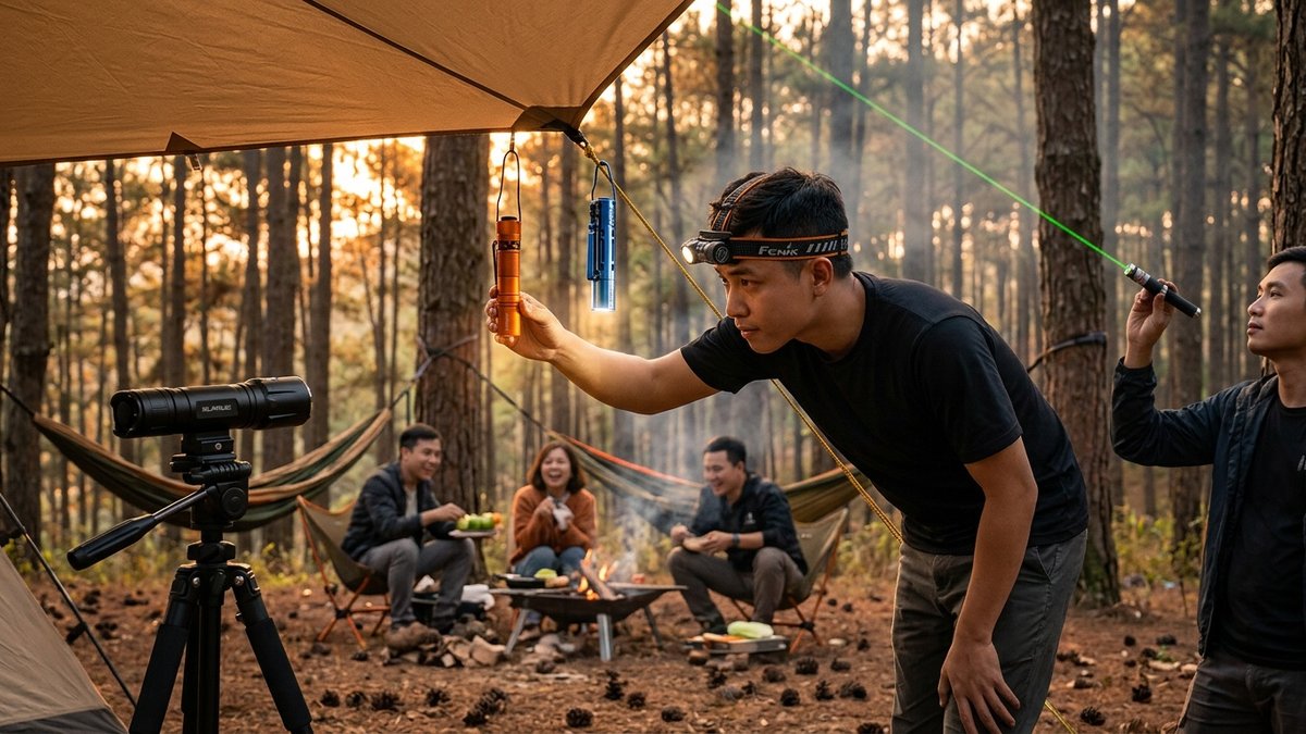 Đèn Pin Cắm Trại Du Lịch KLARUS Review 2026: Đánh Giá Sau 30 Ngày — ProCamping.vn