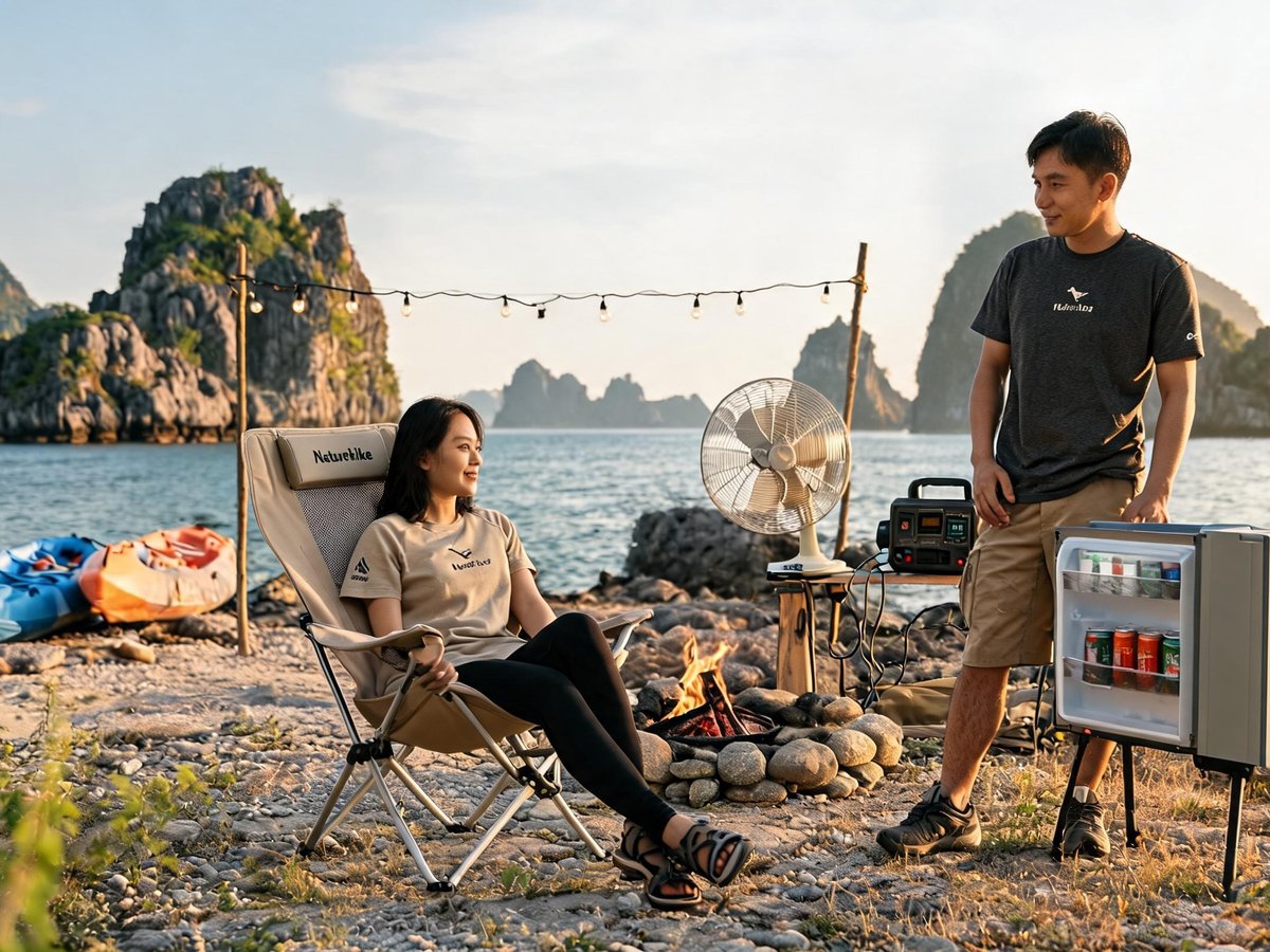 chi tiết kỹ thuật ghế camping ngả lưng