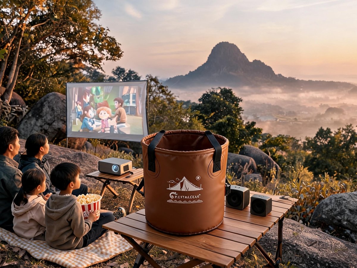 FLEX BUCKET Xô Nước Gấp Gọn Cắm Trại 20 lít - Foldable Waterproof Round Camping Bucket cắm trại Việt Nam