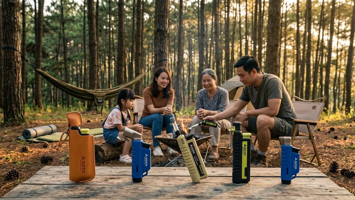 Bao da bật lửa cắm trại du lịch - review thực tế sau 30 ngày dùng