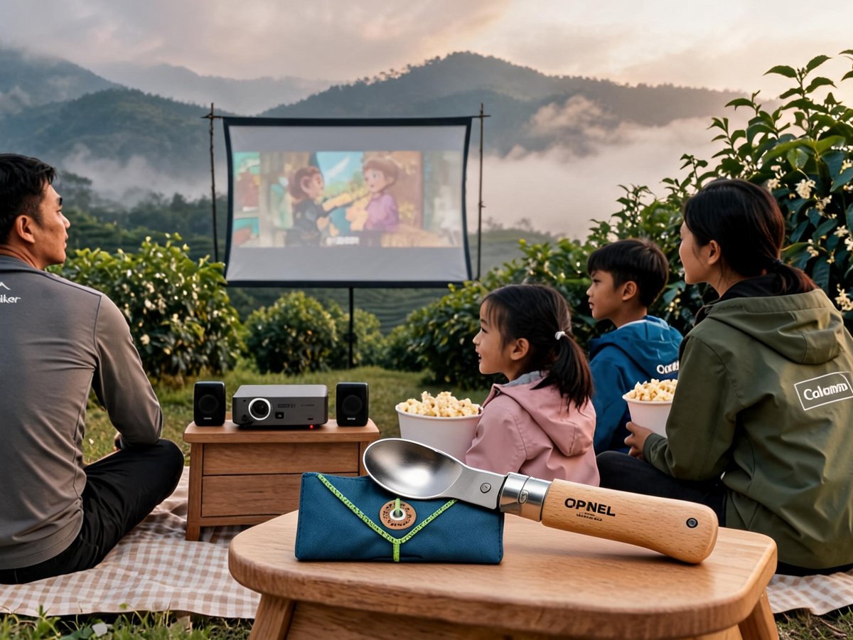 Bộ dao muỗng nĩa Opinel - dùng ăn uống tại bàn picnic ngoài trời