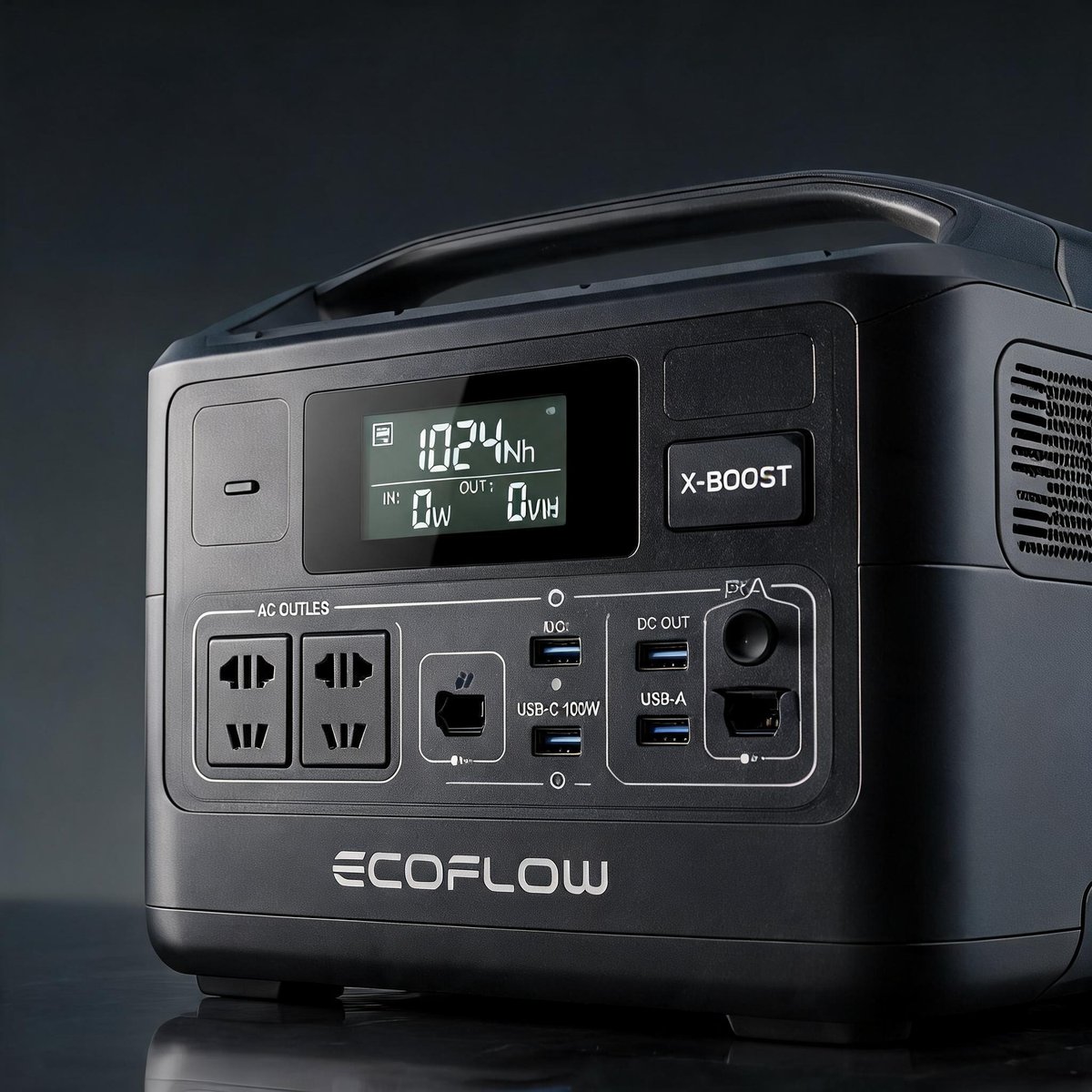 chi tiết EcoFlow DELTA Bộ Lưu Điện Xách Tay Portable Power Station