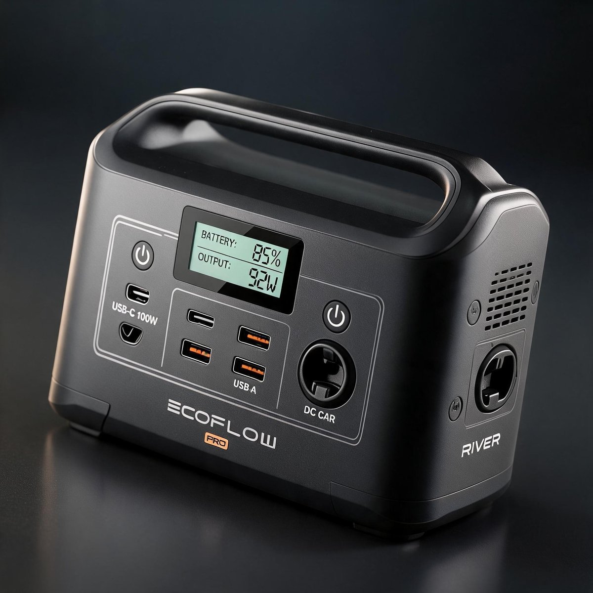 chi tiết EcoFlow RIVER 2 Bộ Lưu Điện Cắm Trại Portable Power Station