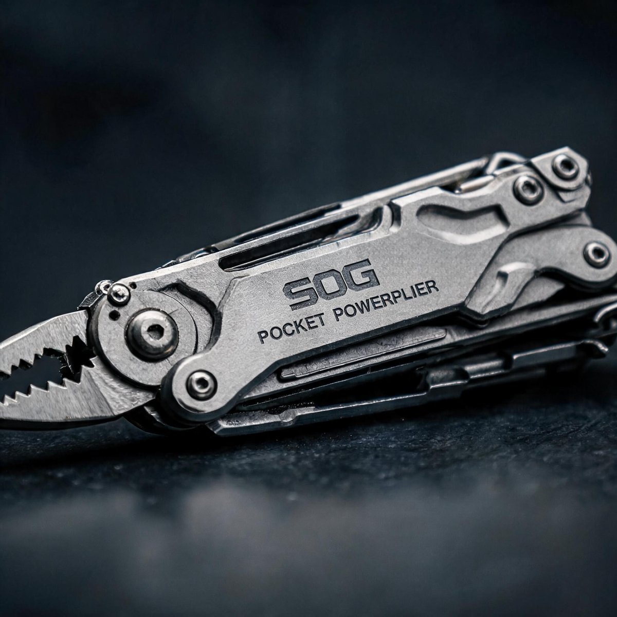 chi tiết Kìm Đa Năng Cắm Trại SOG Powerlock EOD W/ C-4 Spike