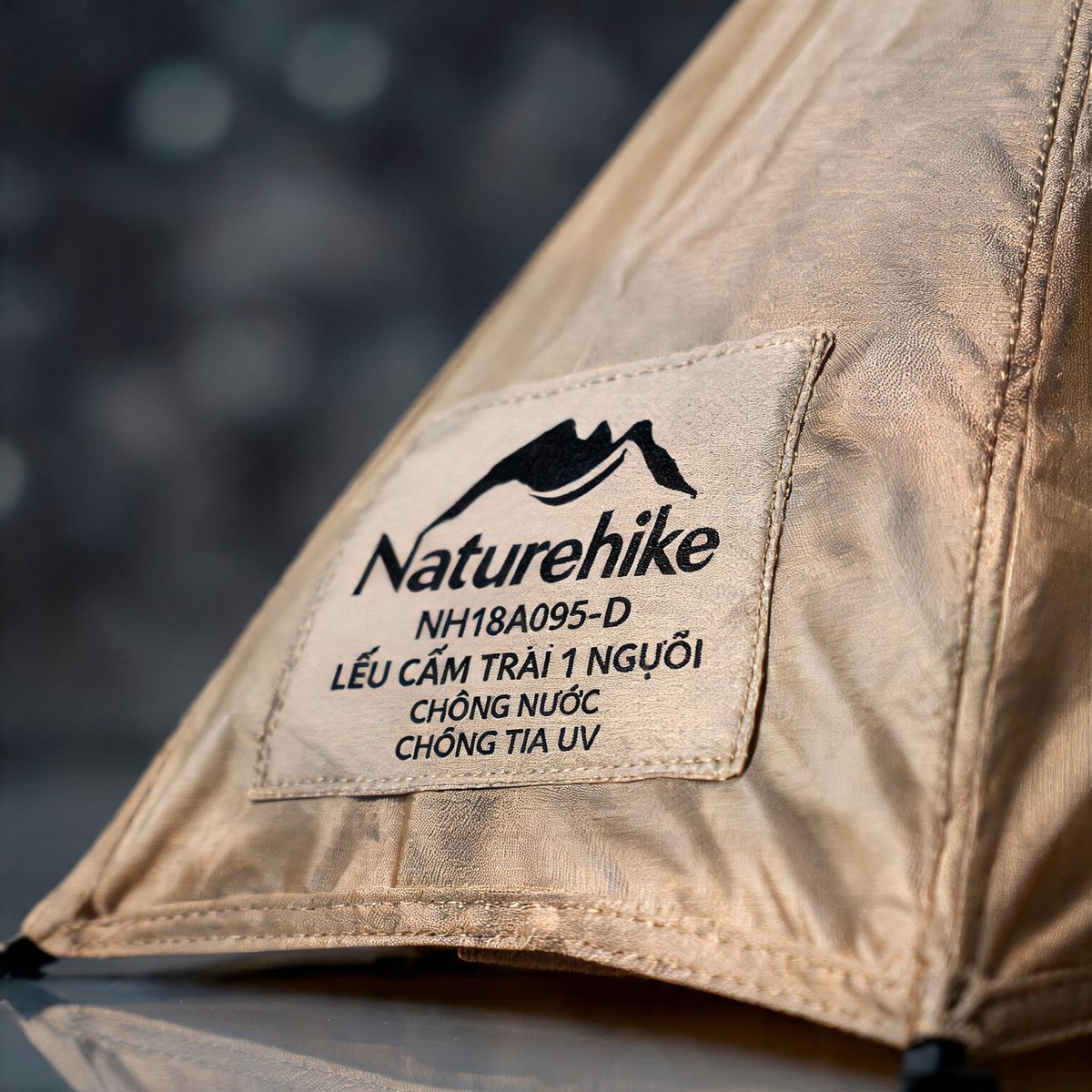 chi tiết Naturehike NH18A095-D Lều Cắm Trại 1 Người Chính Hãng, Chống Nước, Chống Tia Uv