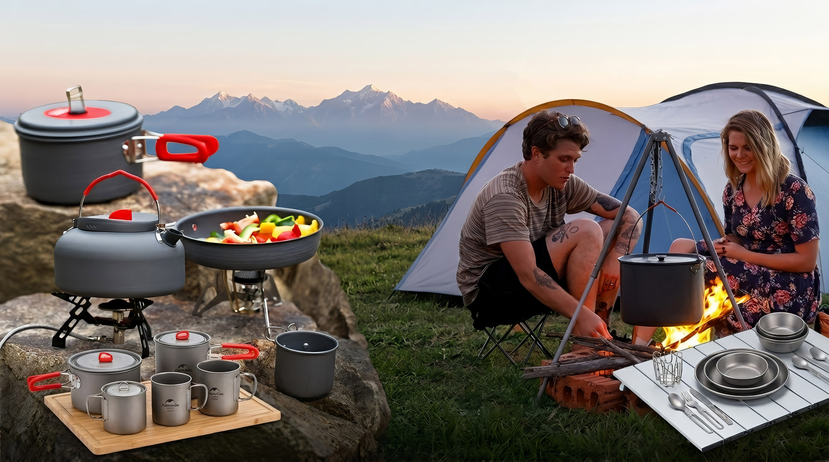 dụng cụ nấu ăn camping cắm trại ngoài trời — ProCamping.vn