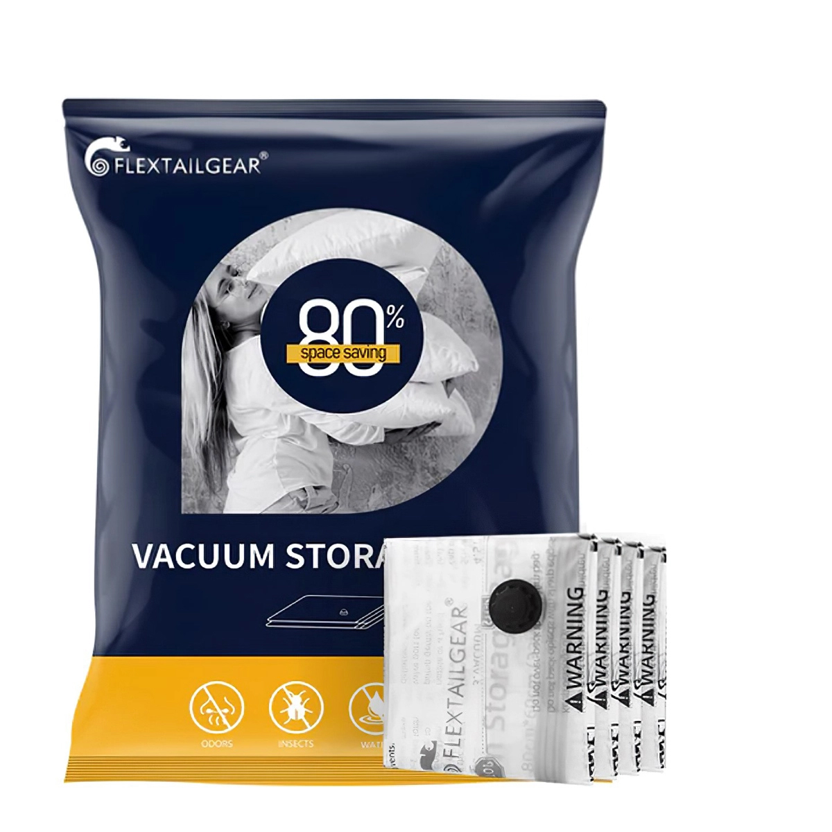 Flextail Vacuum Bag Set 4pcs (set 4 túi) Túi hút chân không