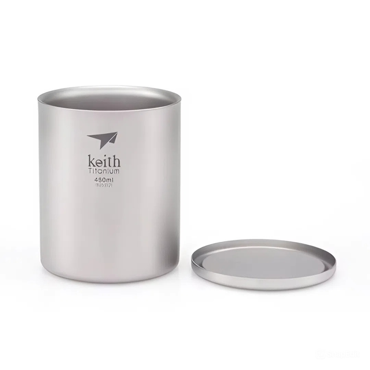 Keith Titanium Ti3303 Cốc 2 Lớp Có Nắp 450Ml