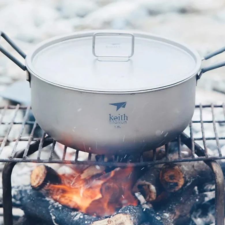 Nồi Cắm Trại Keith Titanium Casserole
