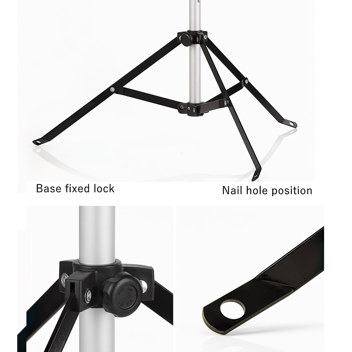 Naturehike Giá Treo Đèn Cắm Trại Xếp Gọn Dj01 Retractable Lamp Holder