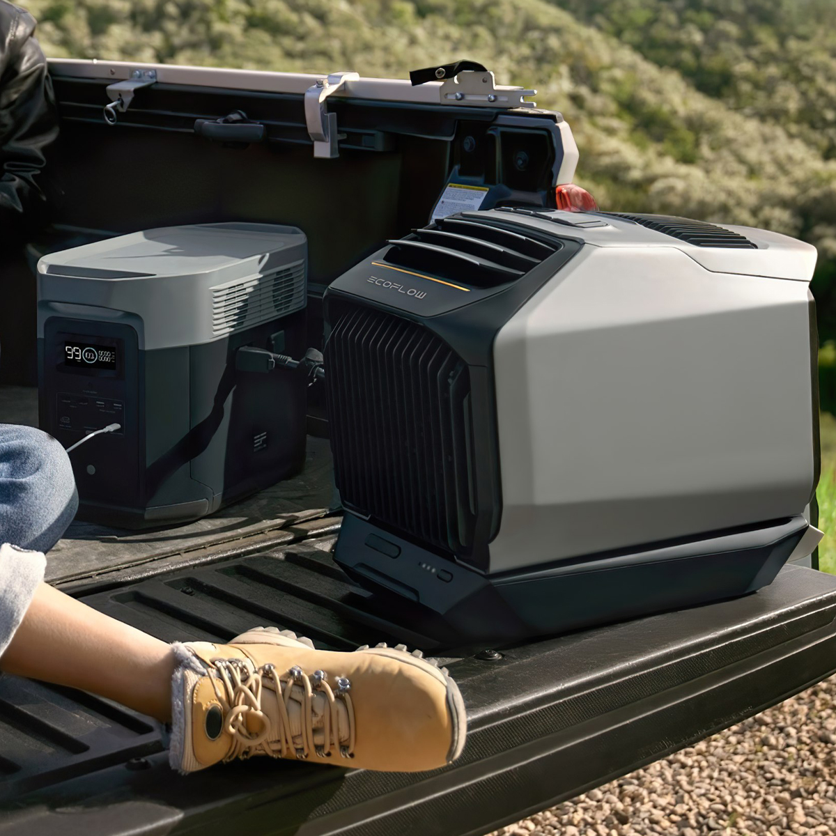 EcoFlow Wave 2 Máy Lạnh Di Động 5100BTU 1500W + Pin Cho Máy Lạnh 1159Wh