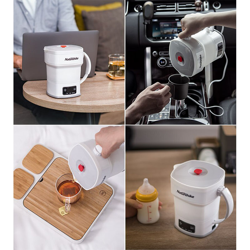 Naturehike Ấm điện dã ngoại gấp gọn 800ml Camping Kettle