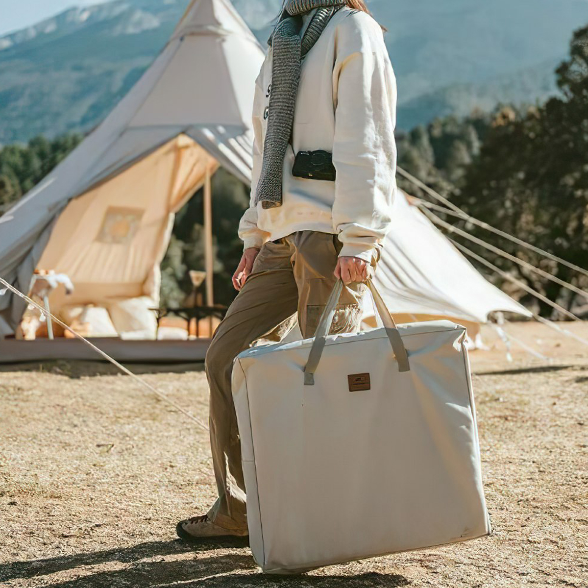 Kệ Mini Cắm Trại Gấp Gọn Ngoài Trời Đa Năng Naturehike