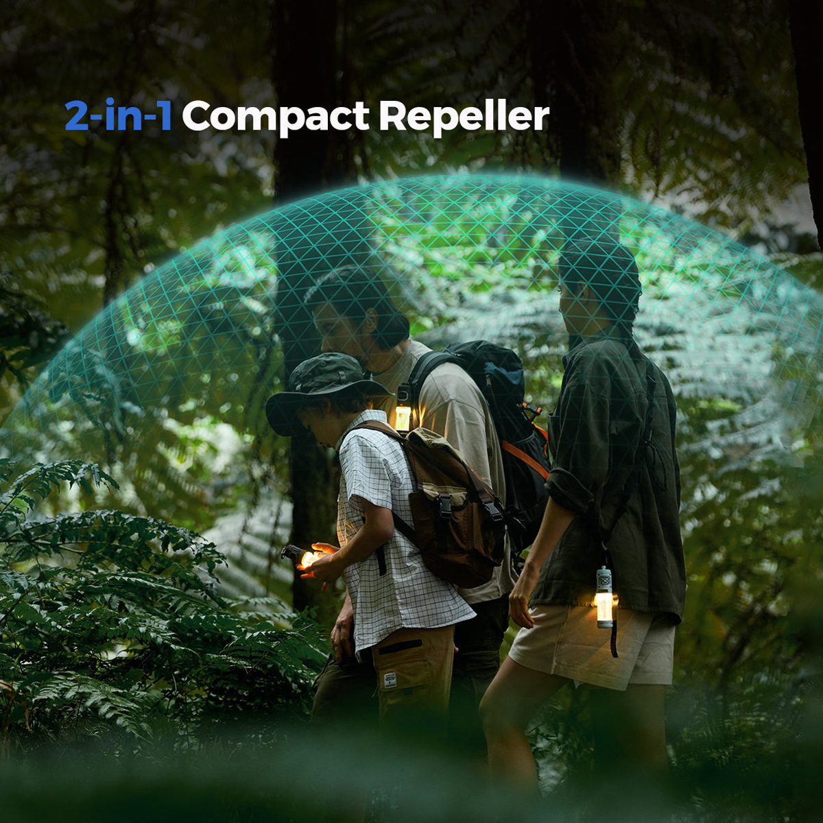 Flextail TINY REPEL S - 2 IN 1 Máy Đuổi Muỗi Kiêm Đèn Dã Ngoại - Mosquito Repellent with Camping Lantern
