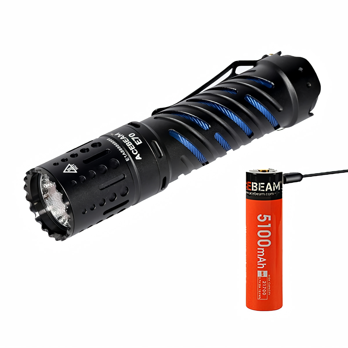 ACEBEAM E70 Đèn Pin Cắm Trại Độ Sáng 4600 Lumen Pin 21700