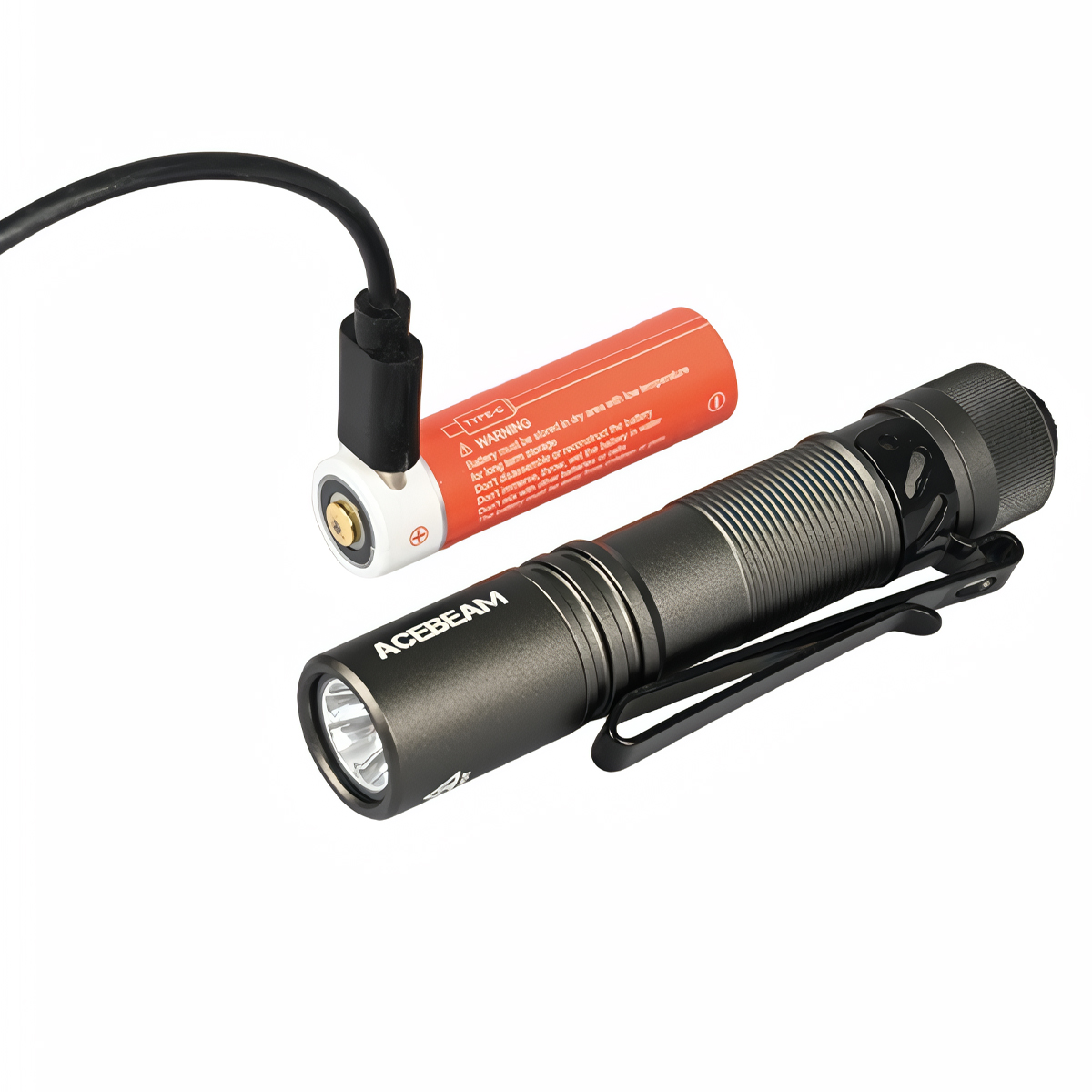 ACEBEAM POKELIT AA Đèn Pin Cắm Trại Độ Sáng 1000lm Chiếu Xa 105m Pin 14500 Ánh Sáng Trắng