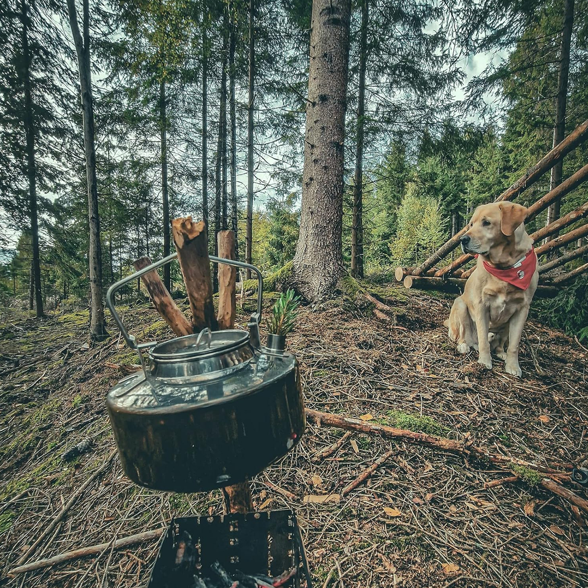 Fire Maple Ấm Đun Nước Cắm Trại Antarcti Stainless Steel Kettle 1 Lít