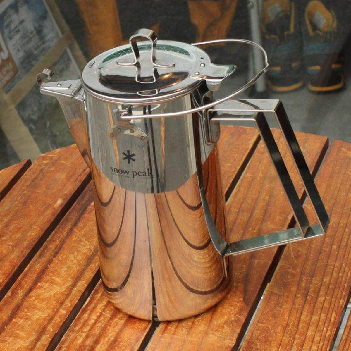 Ấm Đun Nước Cắm Trại Snowpeak Classic Kettle 1.8L