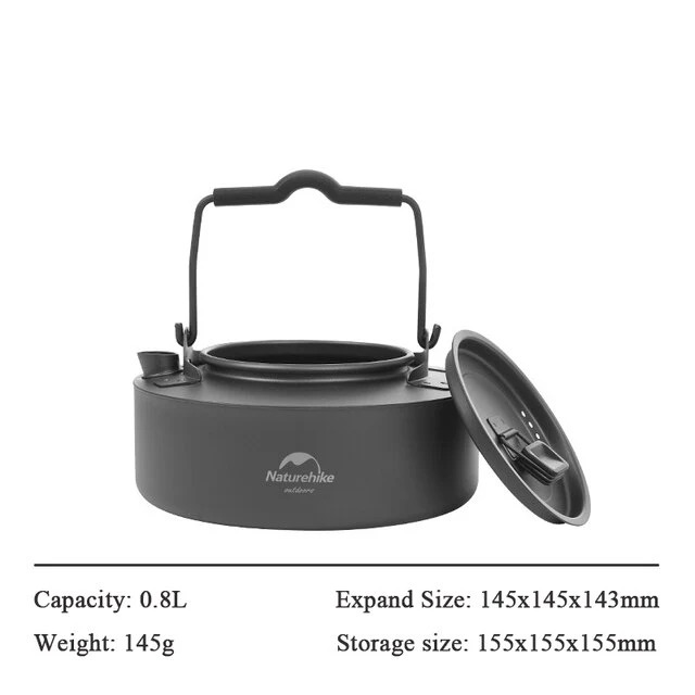 Naturehike Ấm đun nước cắm trại Titanium