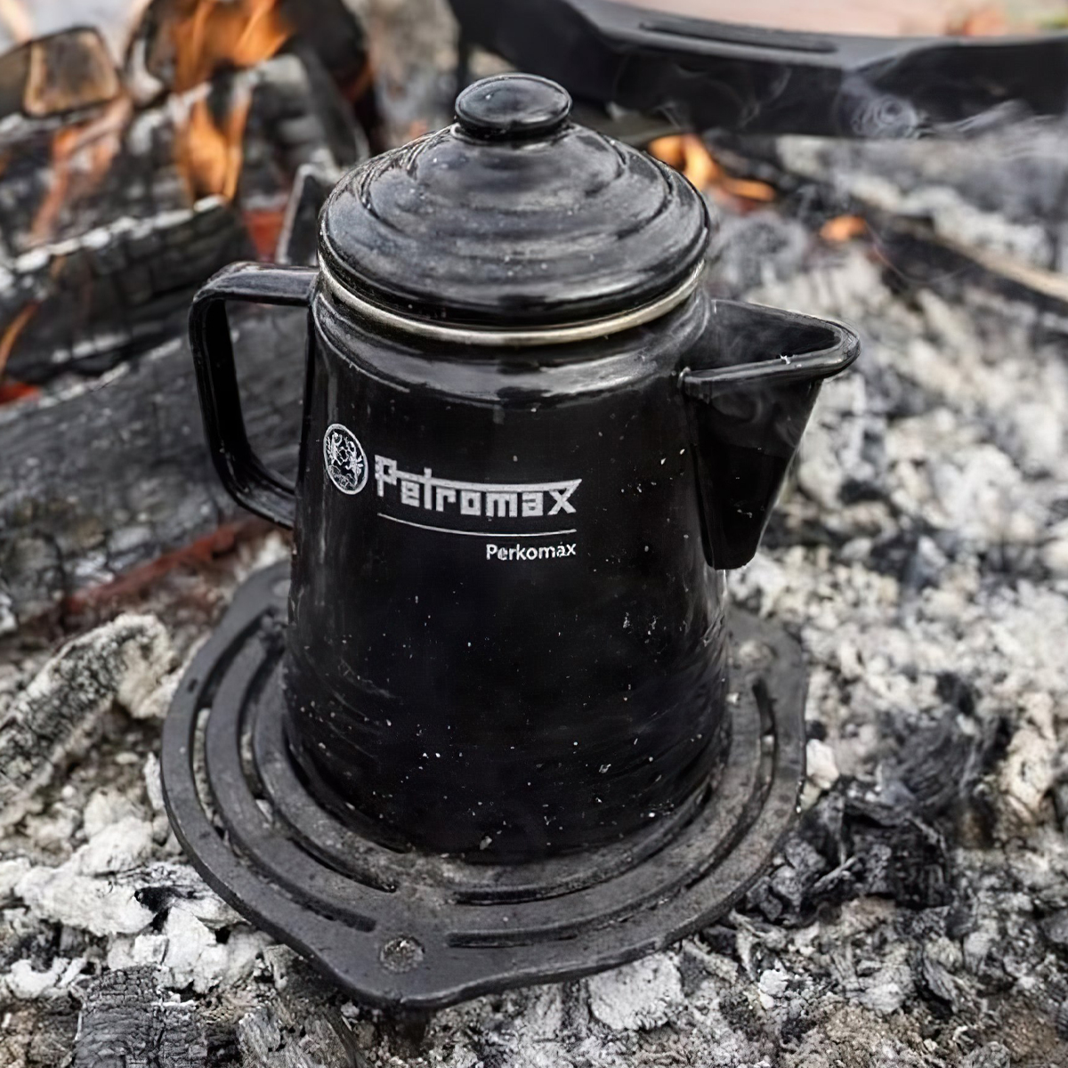 Petromax Percolator Perkomax Ấm Đun Trà Tráng Men (1.3 Lít)