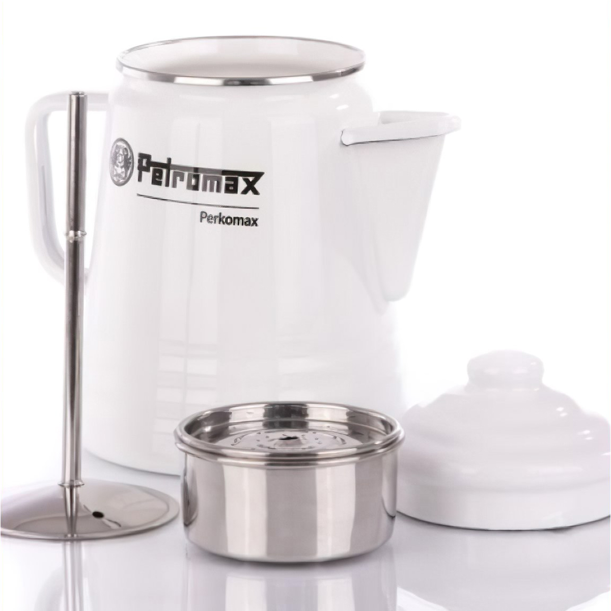 Petromax Percolator Perkomax Ấm Đun Trà Tráng Men (1.3 Lít)