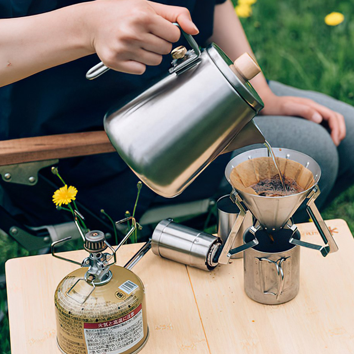 Ấm Nước Cắm Trại Snowpeak Field Barista Kettle