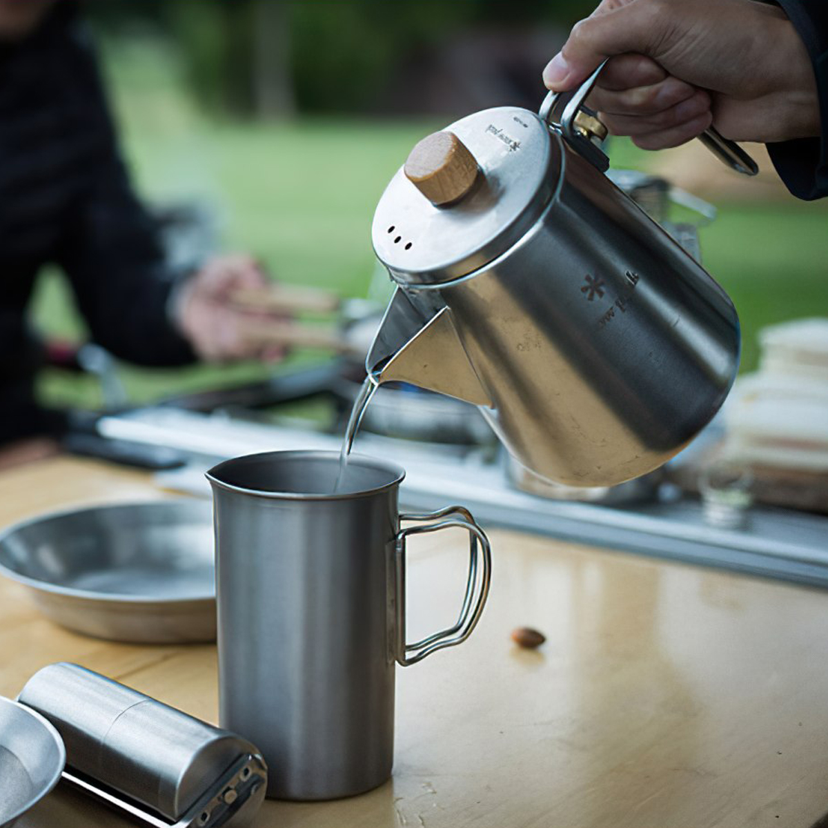 Ấm Nước Cắm Trại Snowpeak Field Barista Kettle