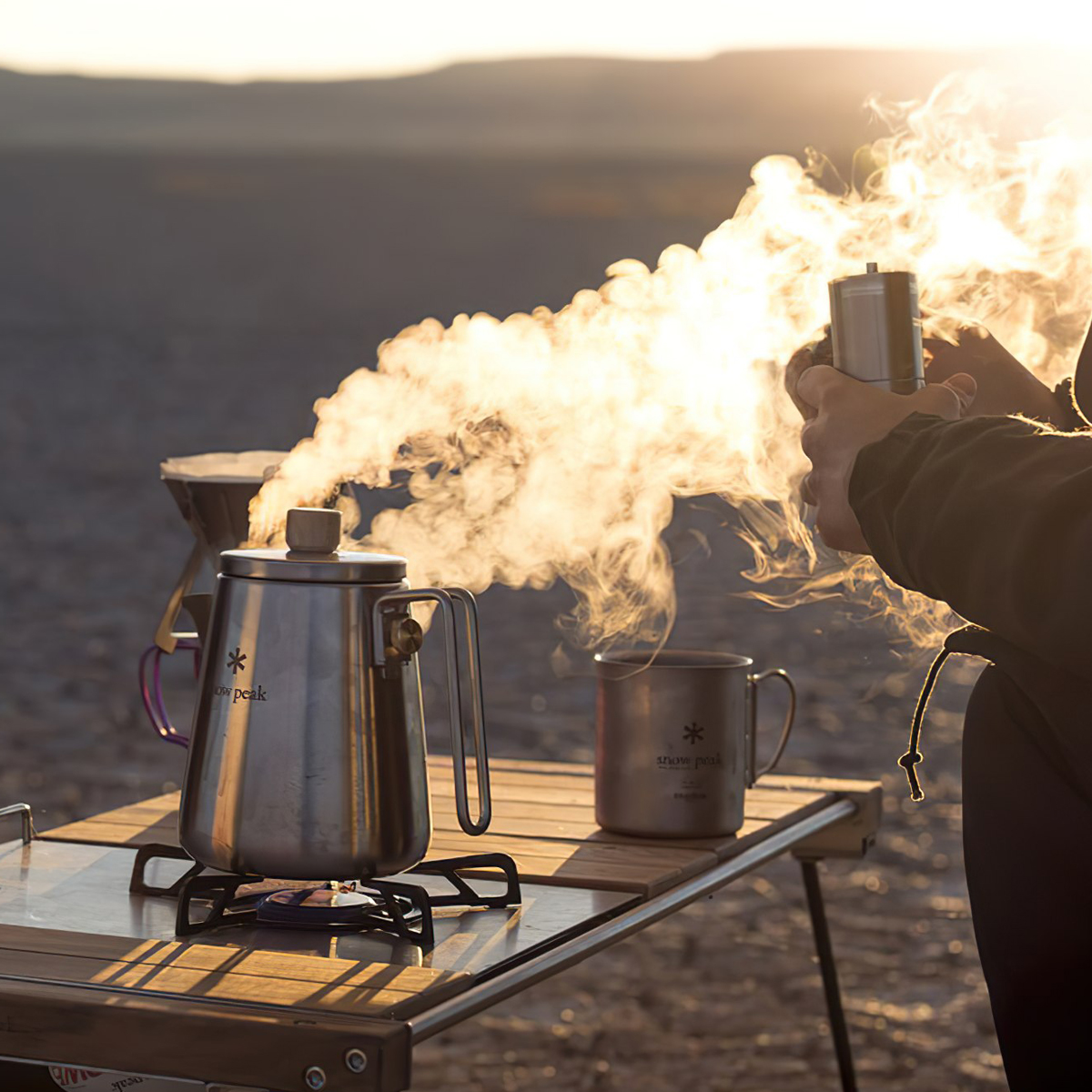 Ấm Nước Cắm Trại Snowpeak Field Barista Kettle