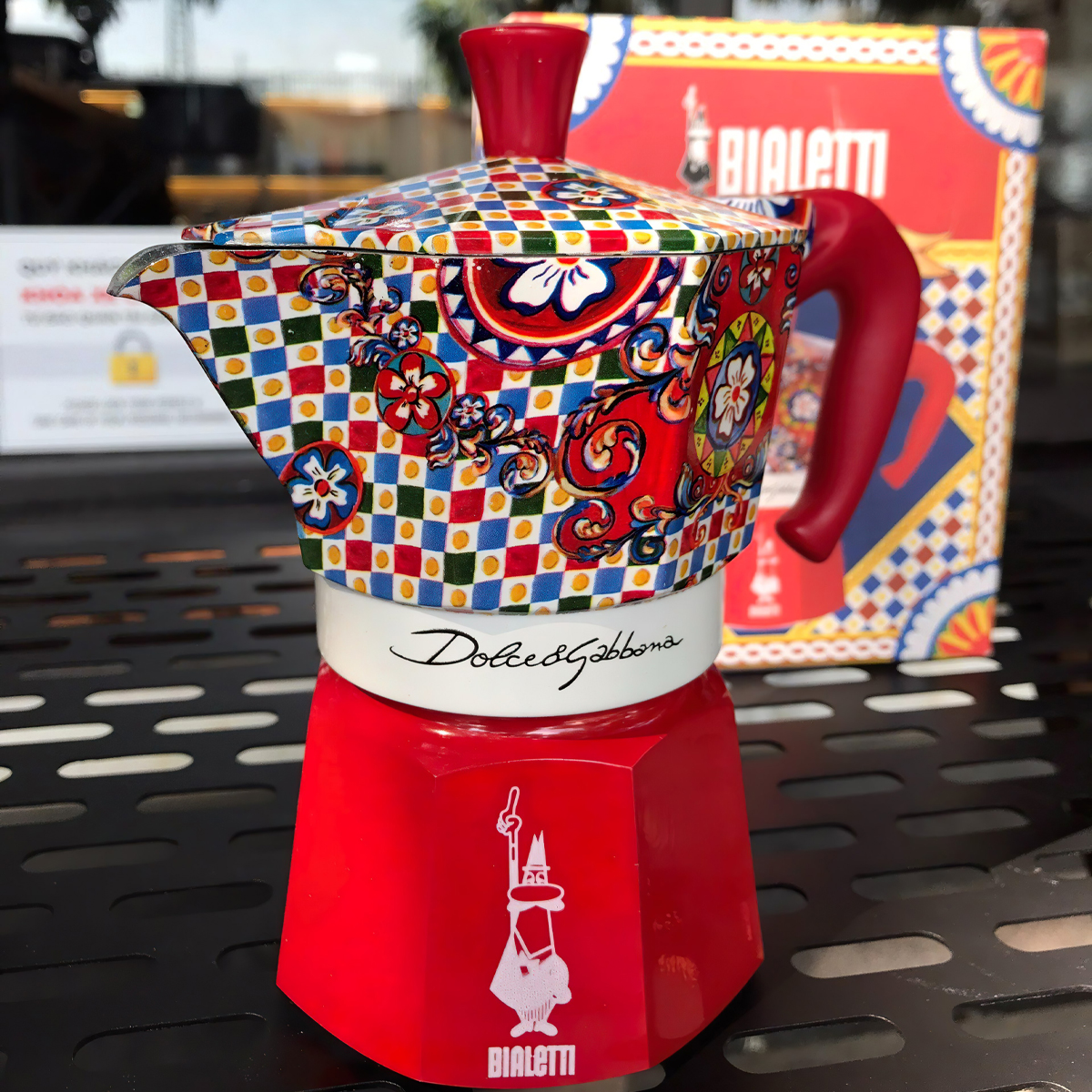 Ấm Pha Cà Phê Moka Bialetti Express Ft Dolce & Gabbana