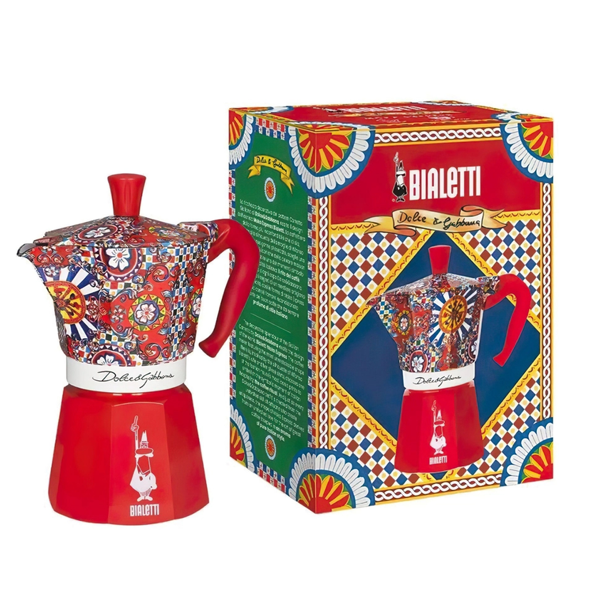 Ấm Pha Cà Phê Moka Bialetti Express Ft Dolce & Gabbana