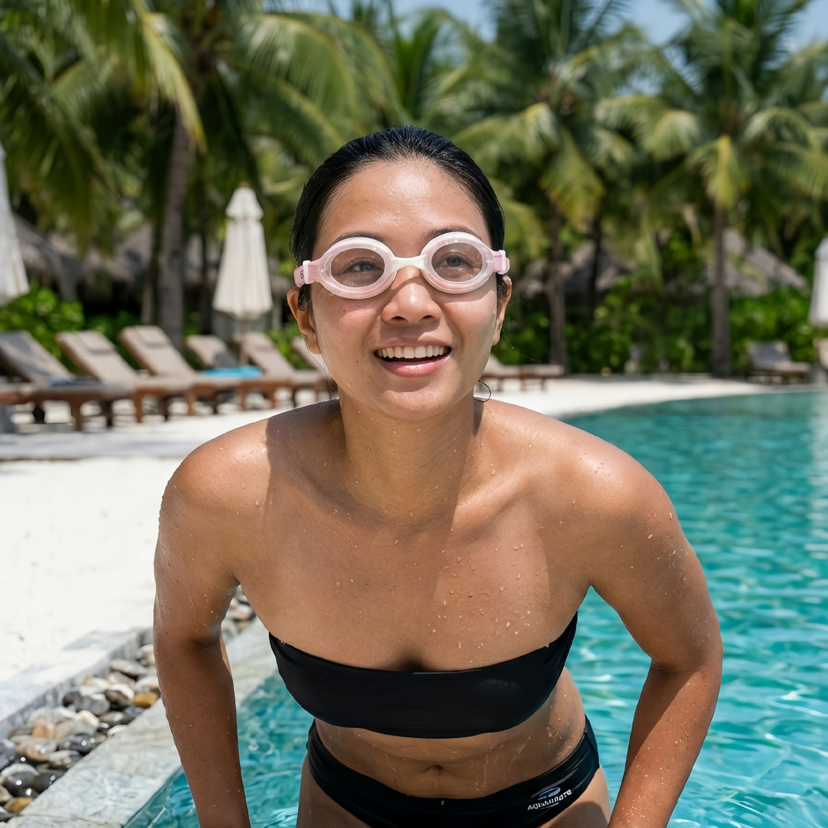 Amido Kính Bơi Thể Thao HD Chống Mờ Chống UV - Anti-Fog UV Protection