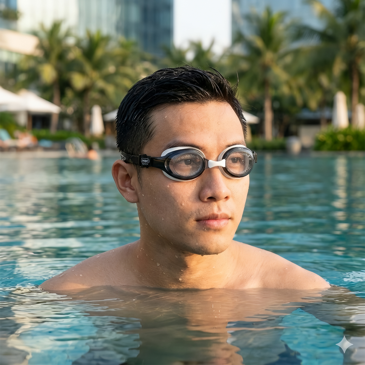 Amido Kính Bơi Thể Thao HD Chống Mờ Chống UV - Anti-Fog UV Protection