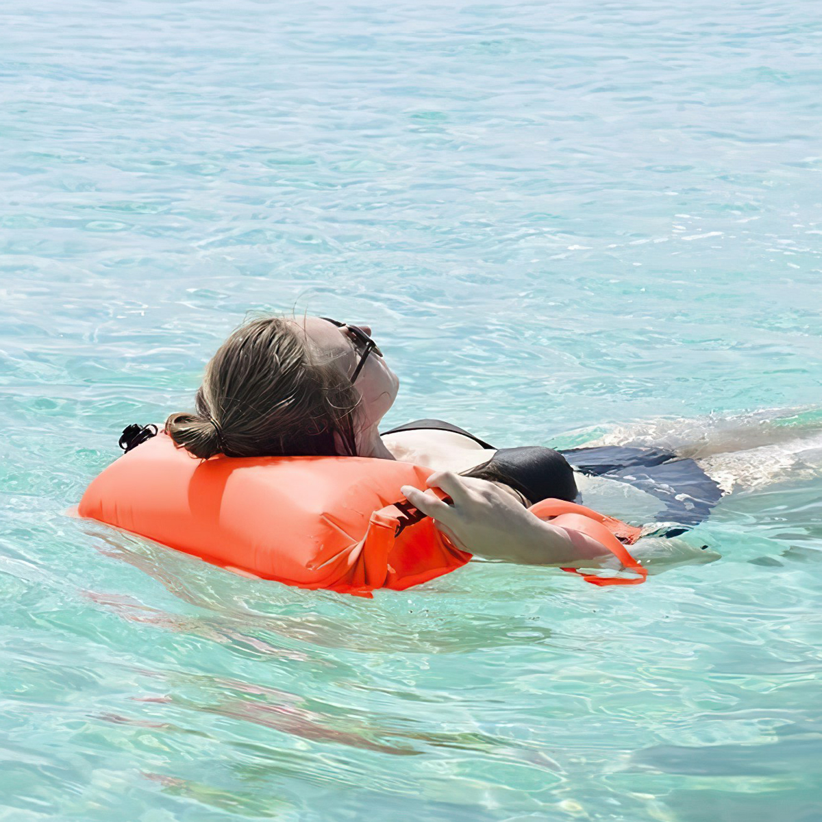 Amido Phao Bơi Kết Hợp Túi Khô Đựng Đồ Chống Nước 18L