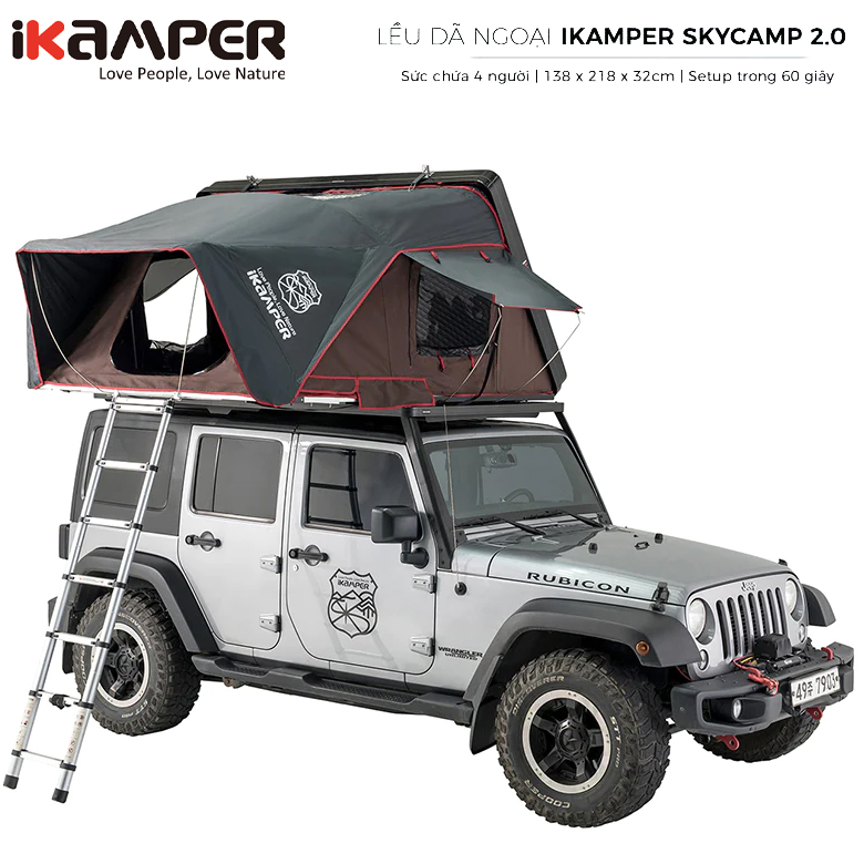 Lều Nóc Ô Tô Dã Ngoại IKamper Skycam 2.0