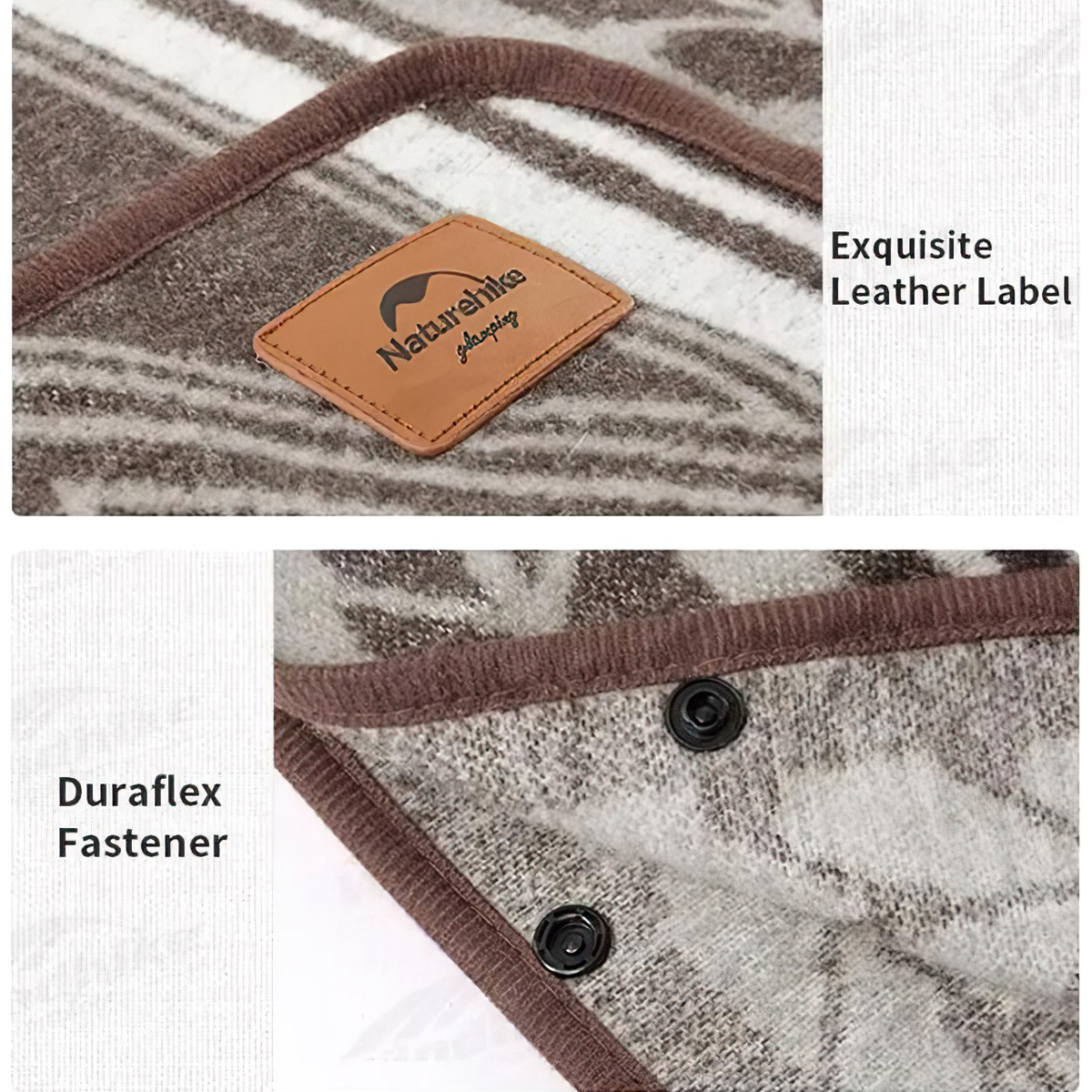 Naturehike NH21PS007 Áo Choàng Len Cắm Trại Đa Năng