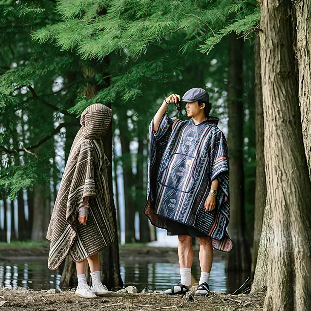 Naturehike NH21PS007 Áo Choàng Len Cắm Trại Đa Năng