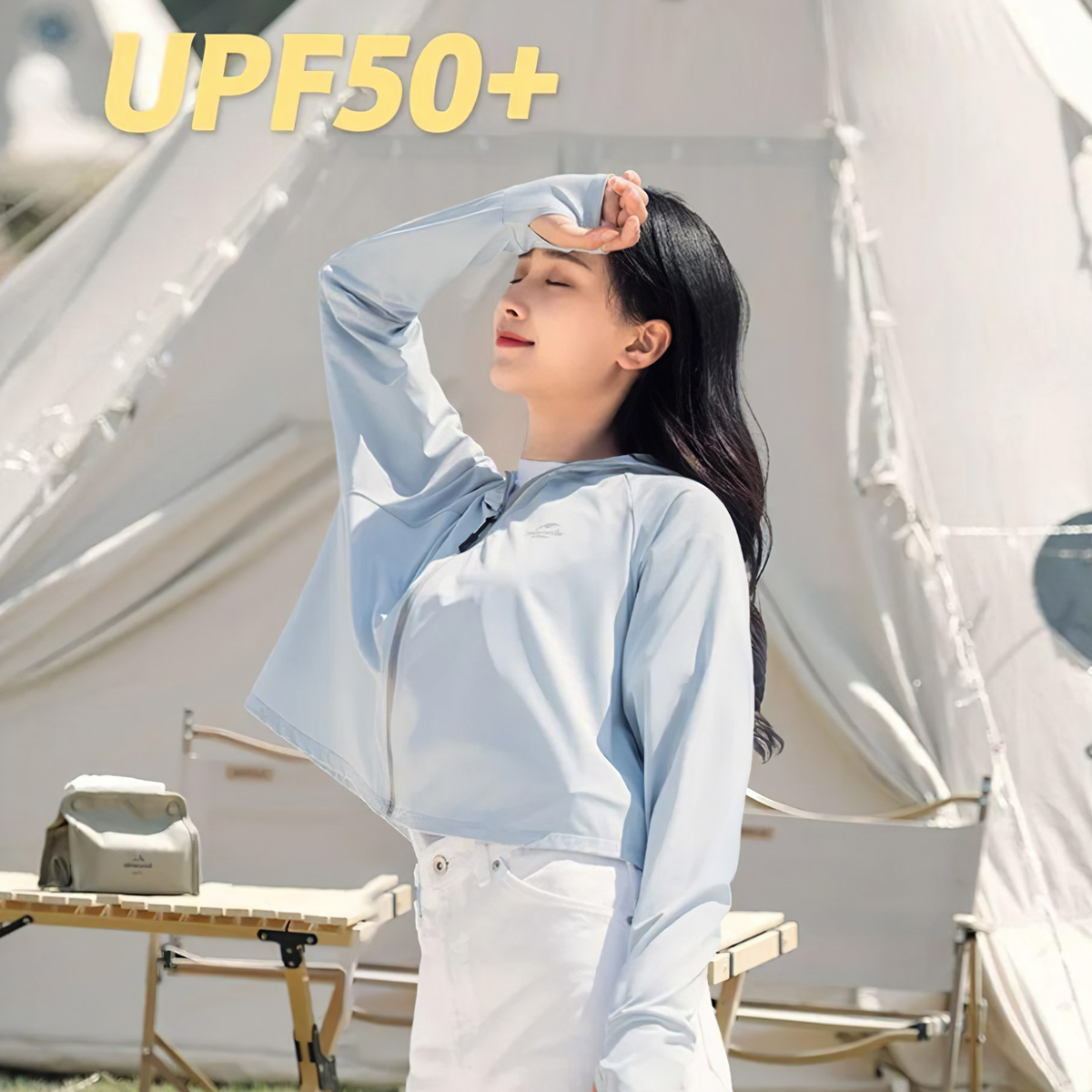 Naturehike NH21FS027 Áo Khoác Croptop Nữ Chống Uv