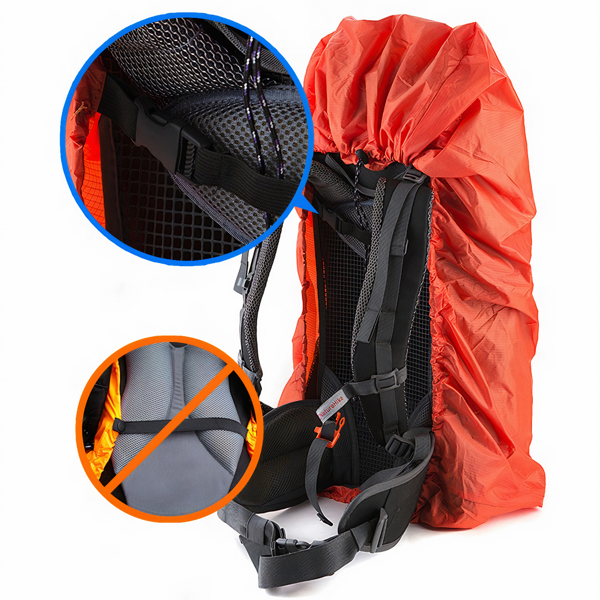 NatureHike NH15Y001-Z Áo Mưa Balo Chống Nước Du Lịch