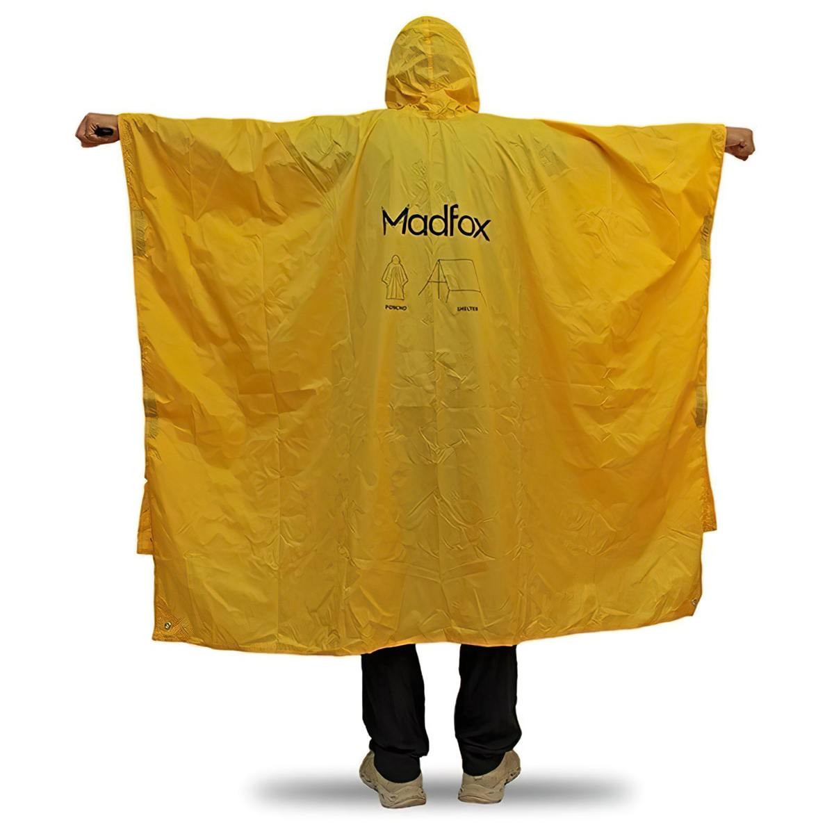 Madfox Áo Mưa Dã Ngoại Đa Năng Madfox Hiking Poncho