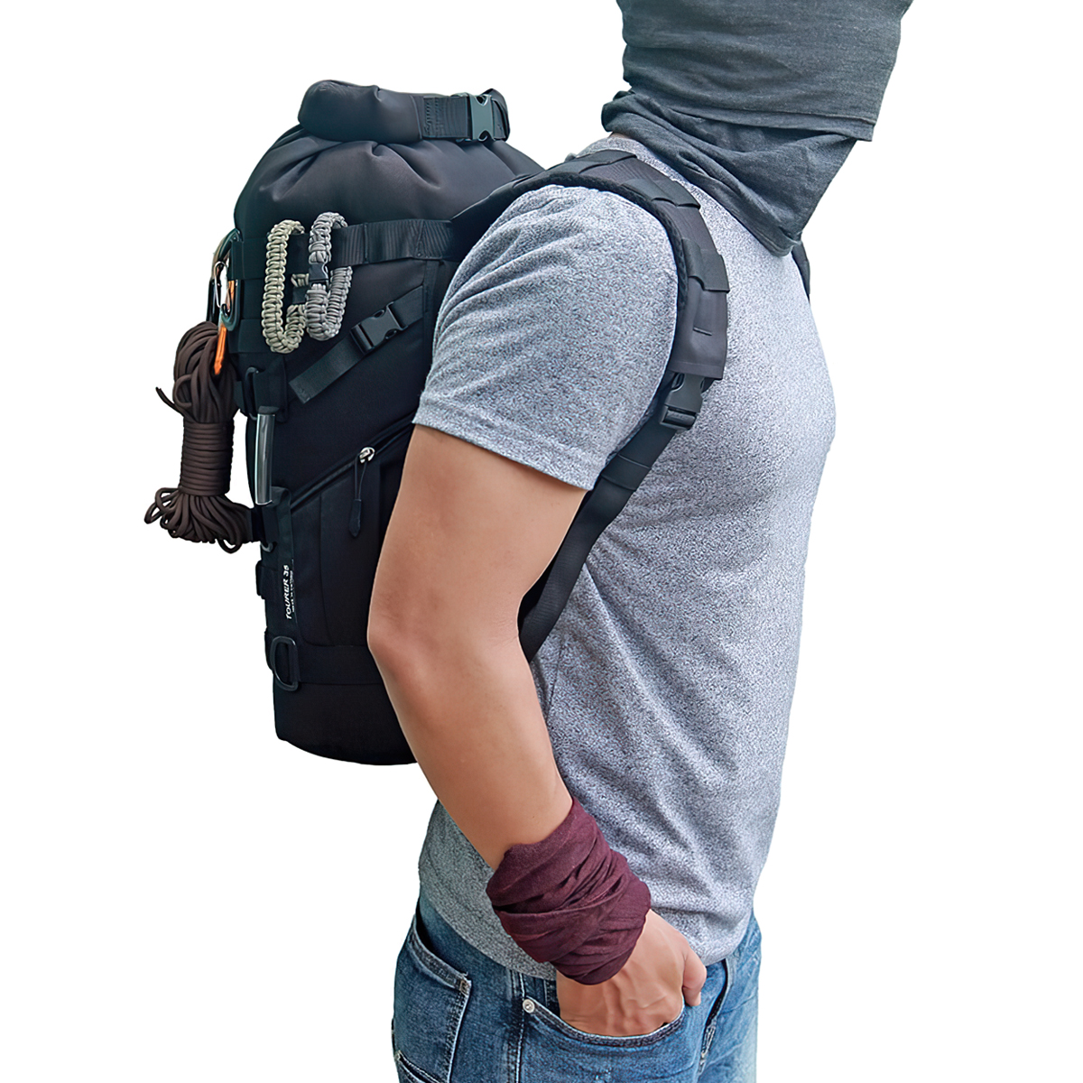 Ba Lô Du Lịch Biker Đa Năng Madfox Tourer 35