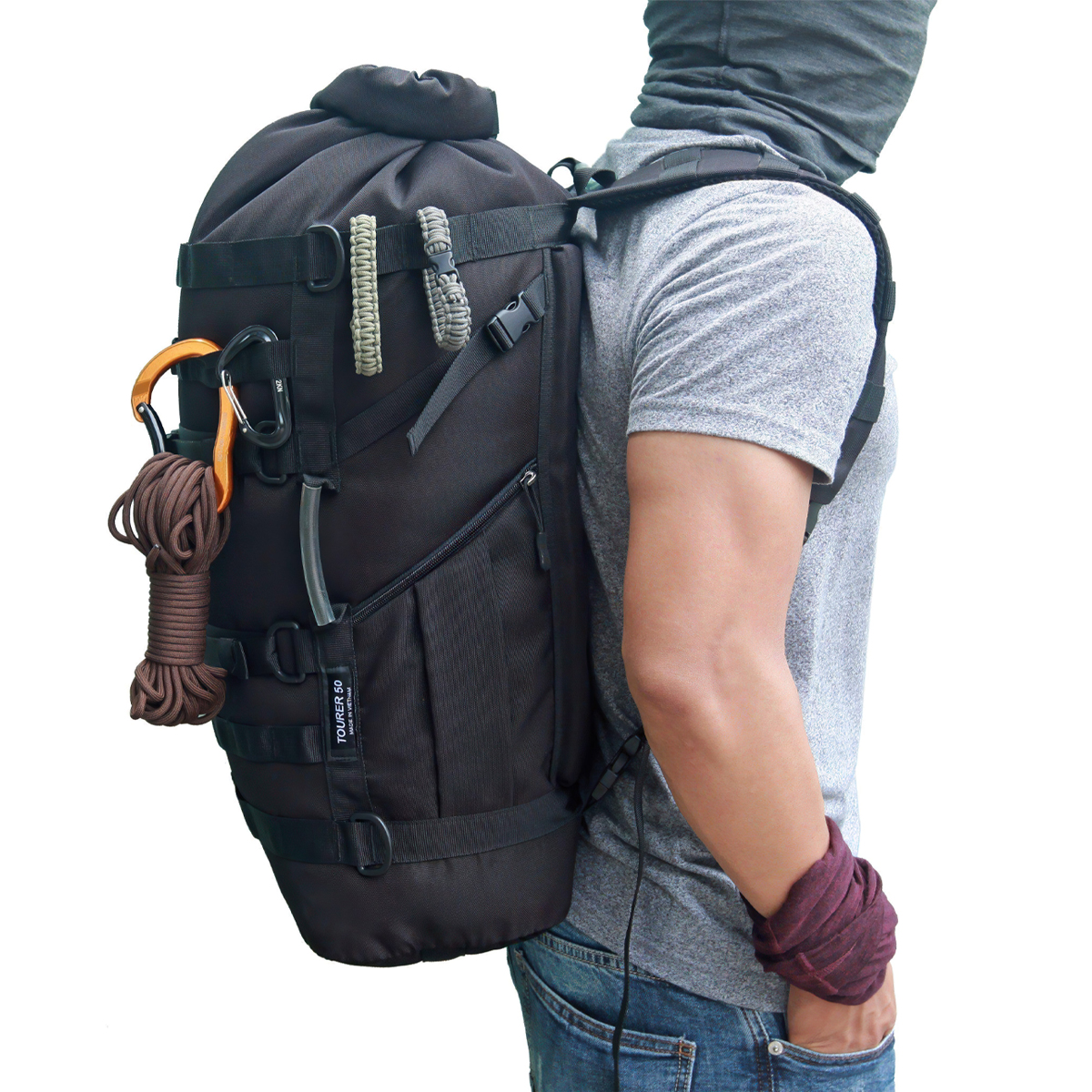 Ba Lô Du Lịch Biker Đa Năng Madfox Tourer 50