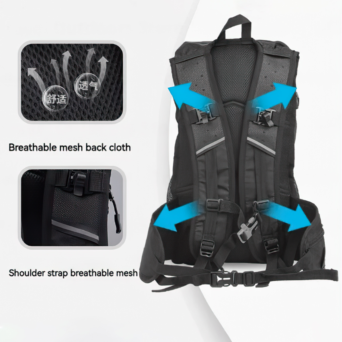 Naturehike Ba Lô Xe Đạp Thể Thao Cắm Trại CNK2300BB011 ( Kèm túi nước )