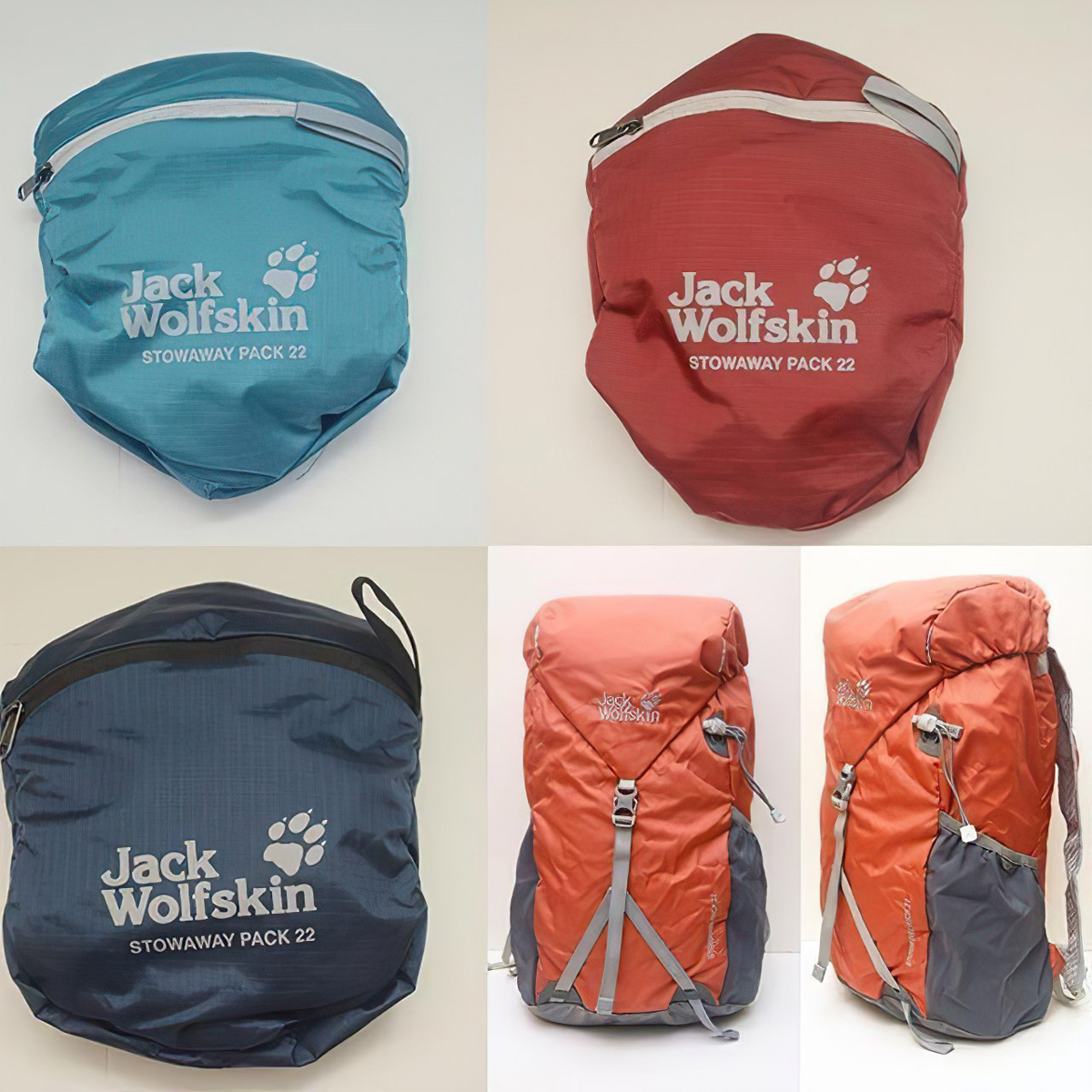 Ba Lô Xếp Gọn Jack Wolfskin Stowaway Pack 22