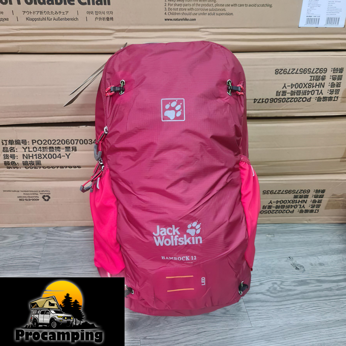 Balo Cắm Trại Leo Núi Jackwolfskin Hamrock 12L