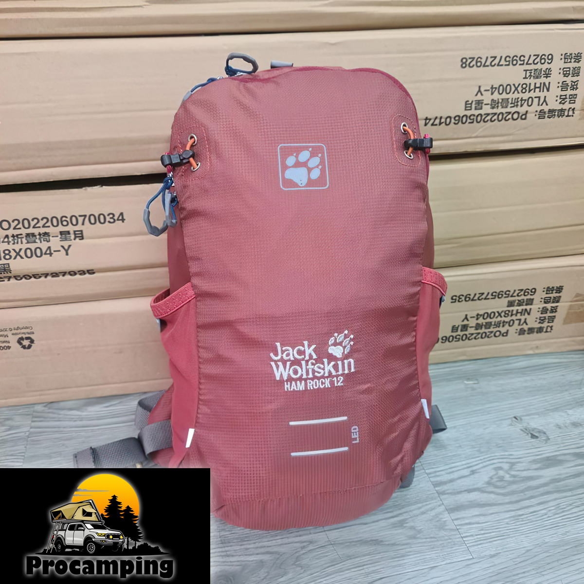 Balo Cắm Trại Leo Núi Jackwolfskin Hamrock 12L