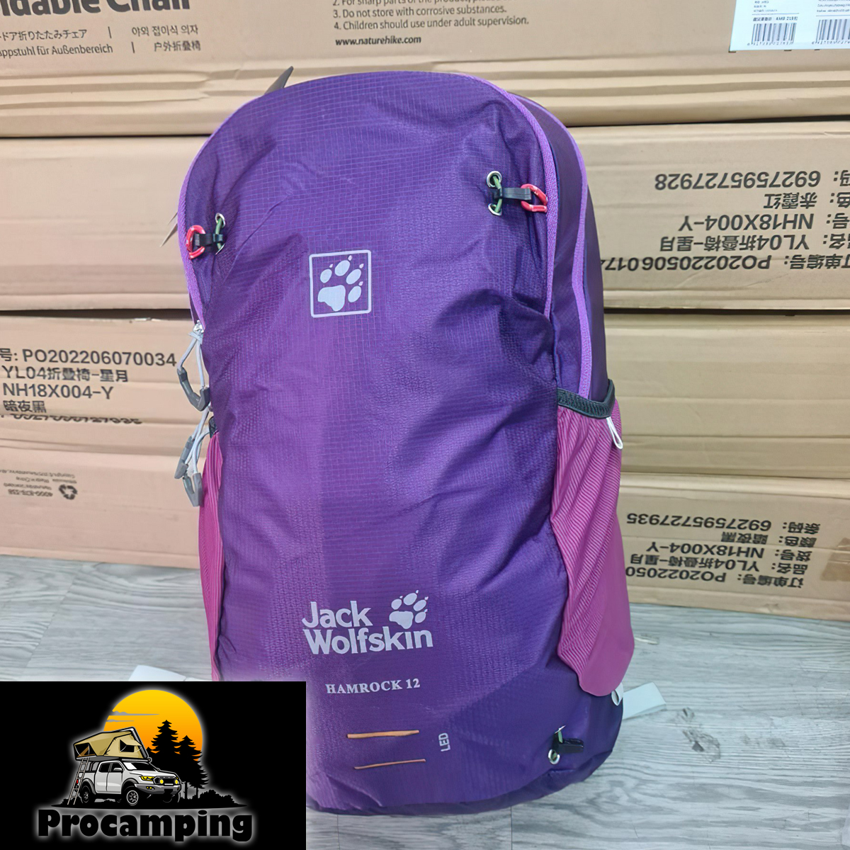 Balo Cắm Trại Leo Núi Jackwolfskin Hamrock 12L